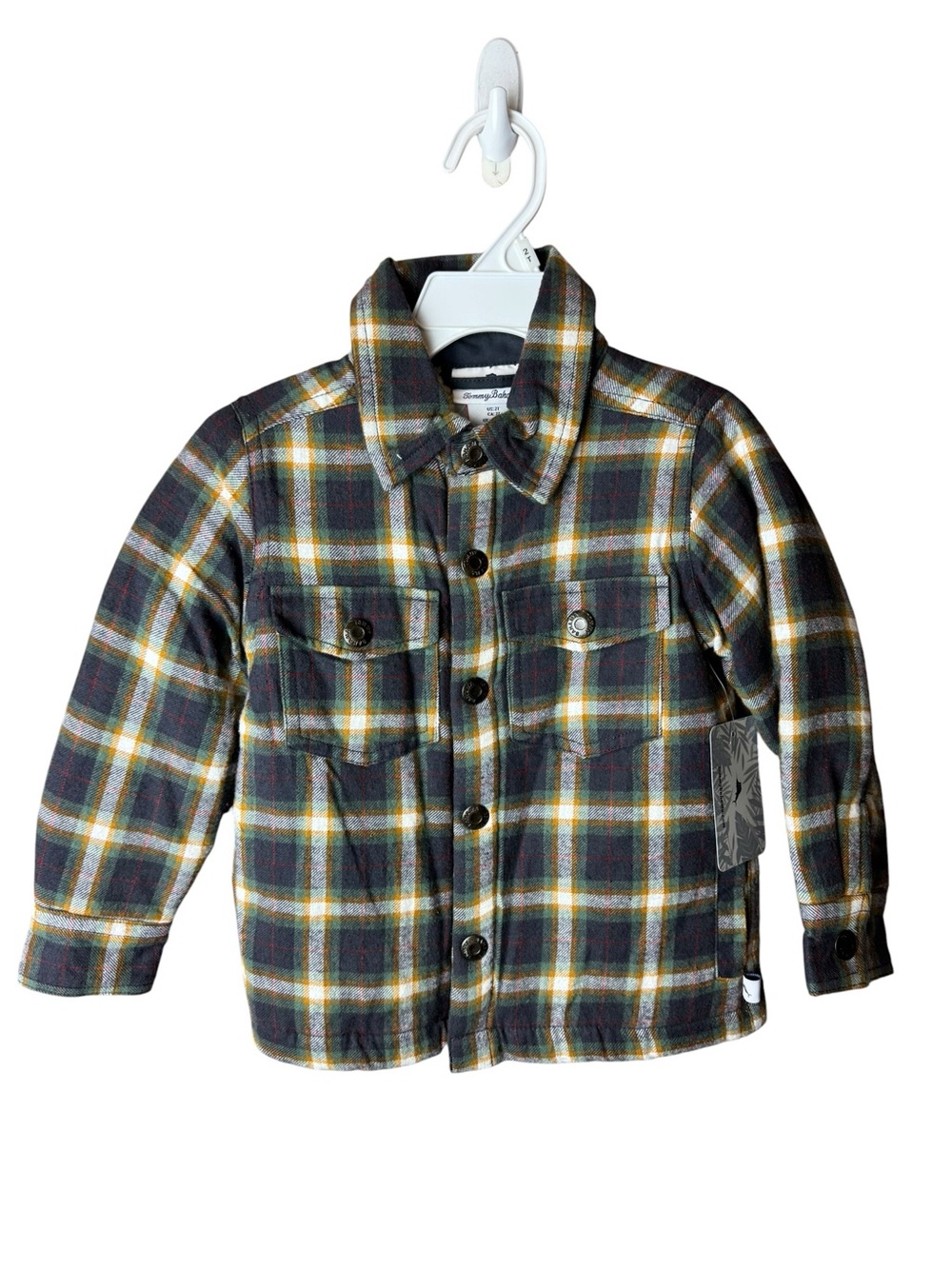 Tommy Bahama Fleece flannel shirt jacket 2T